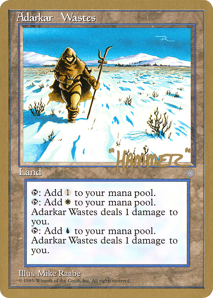 Adarkar Wastes (Shawn "Hammer" Regnier) [Pro Tour Collector Set] - Trinity Hobby
