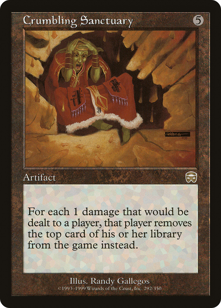 Crumbling Sanctuary [Mercadian Masques] - Trinity Hobby