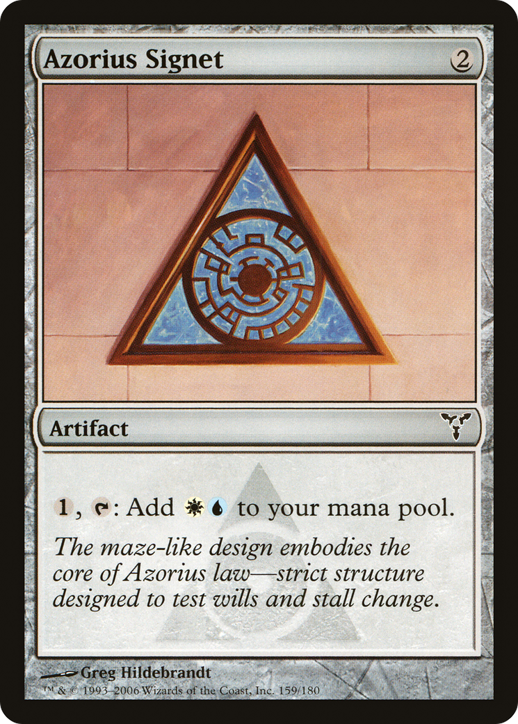 Azorius Signet [Dissension] - Trinity Hobby