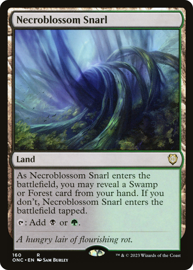 Necroblossom Snarl [Phyrexia: All Will Be One Commander] - Trinity Hobby