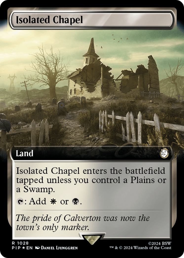 Isolated Chapel (Extended Art) (Surge Foil) [Fallout] - Trinity Hobby