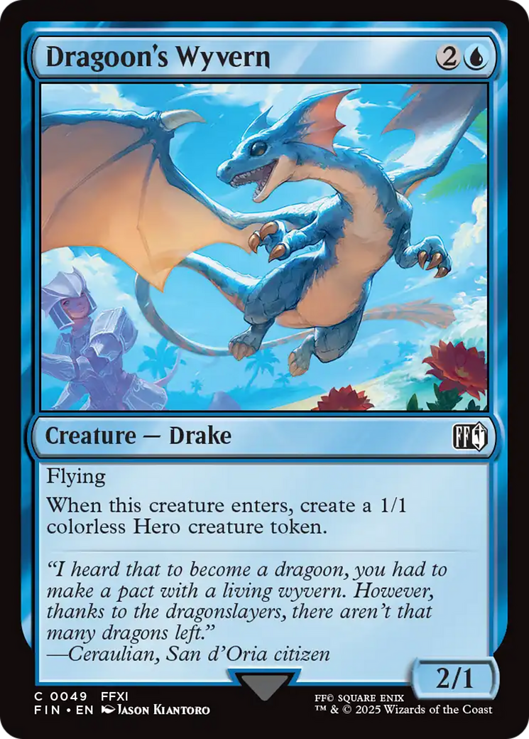 Dragoon's Wyvern  [Foil]  (FIN-049) - [FINAL FANTASY]