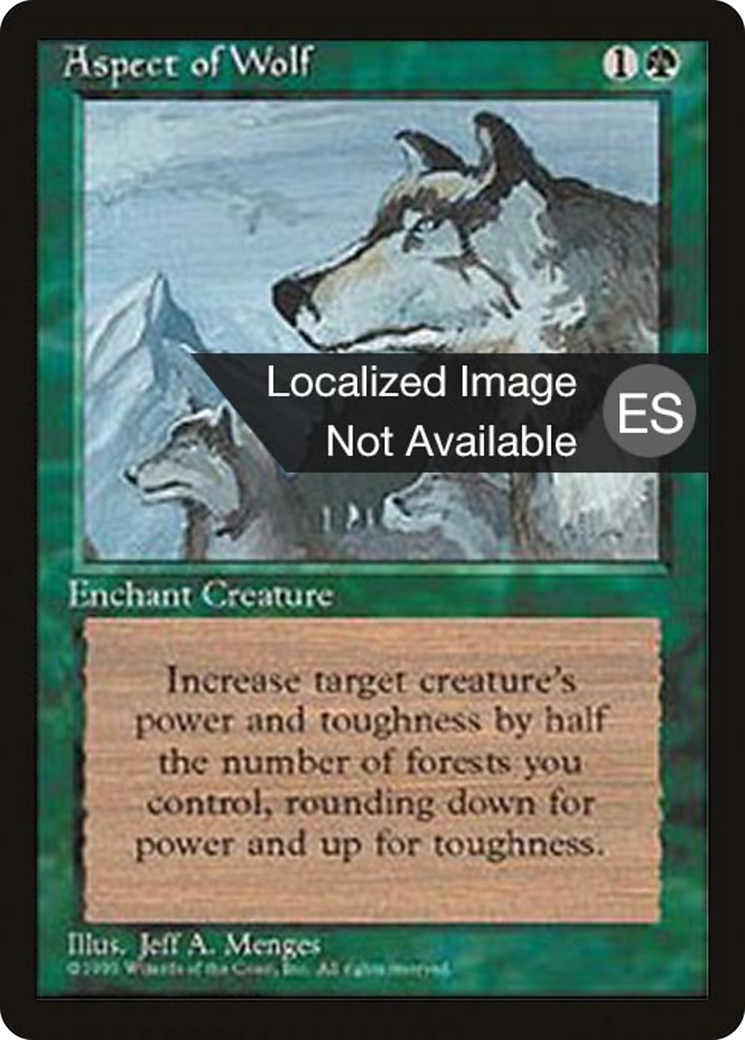 Aspect of Wolf [Fourth Edition (Foreign Black Border)] - Trinity Hobby