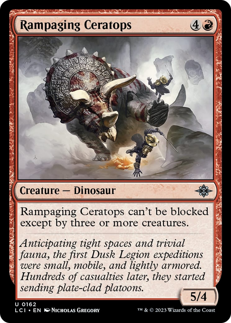 Rampaging Ceratops [The Lost Caverns of Ixalan] - Trinity Hobby