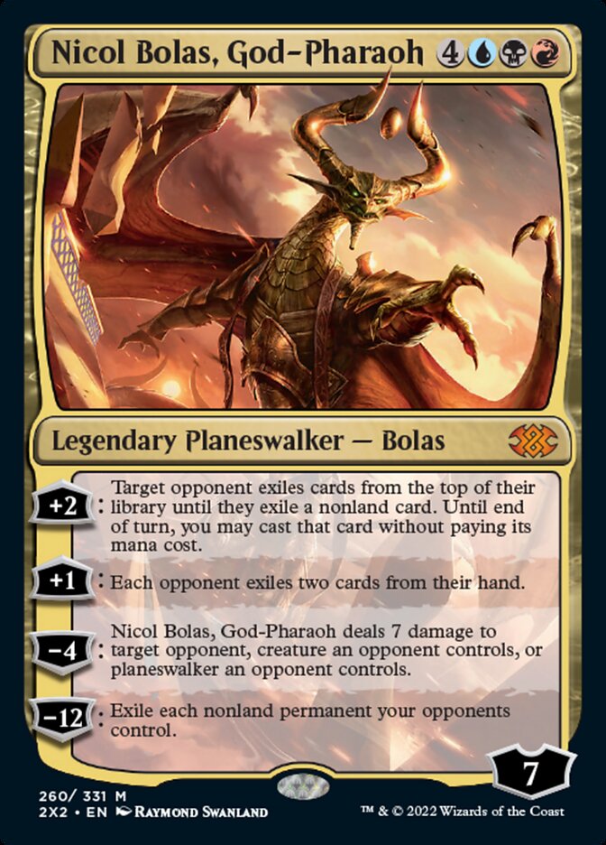 Nicol Bolas, God-Pharaoh [Double Masters 2022] - Trinity Hobby