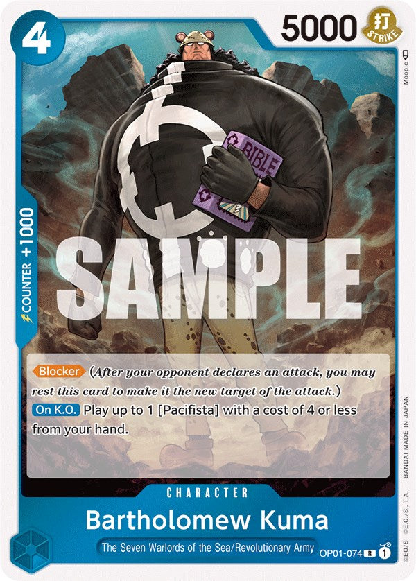 Bartholomew Kuma (OP01-074) - [Romance Dawn] Foil - Trinity Hobby