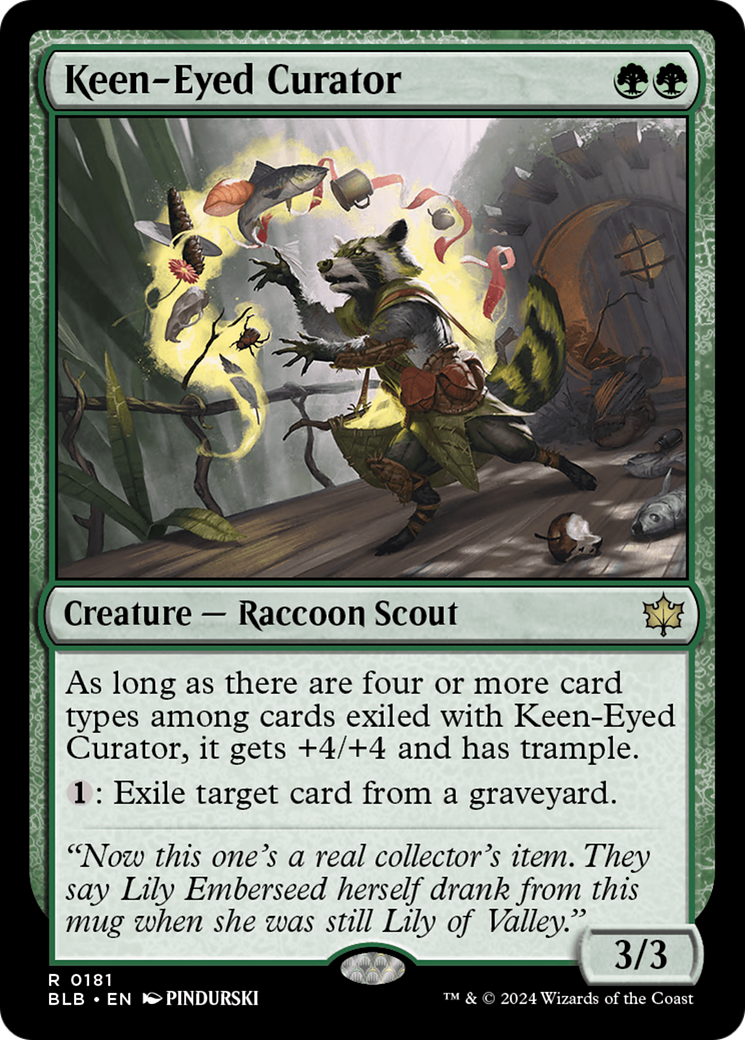 Keen-Eyed Curator [Bloomburrow] - Trinity Hobby