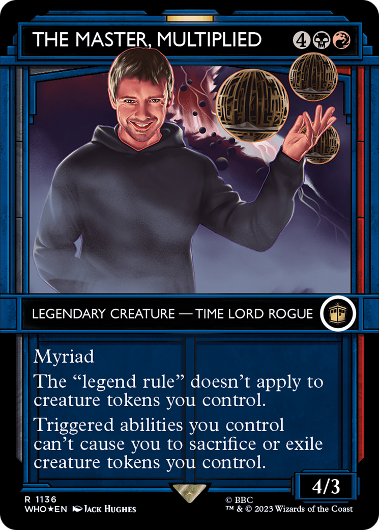 The Master, Multiplied (Showcase) (Surge Foil) [Doctor Who] - Trinity Hobby