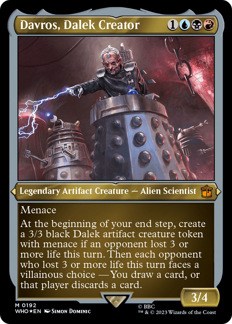 Davros, Dalek Creator (WHO-192) - [Doctor Who] Foil - Trinity Hobby