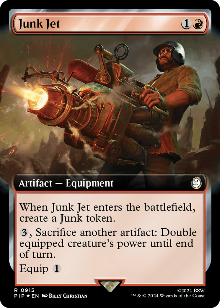 Junk Jet (Extended Art) (Surge Foil) [Fallout] - Trinity Hobby