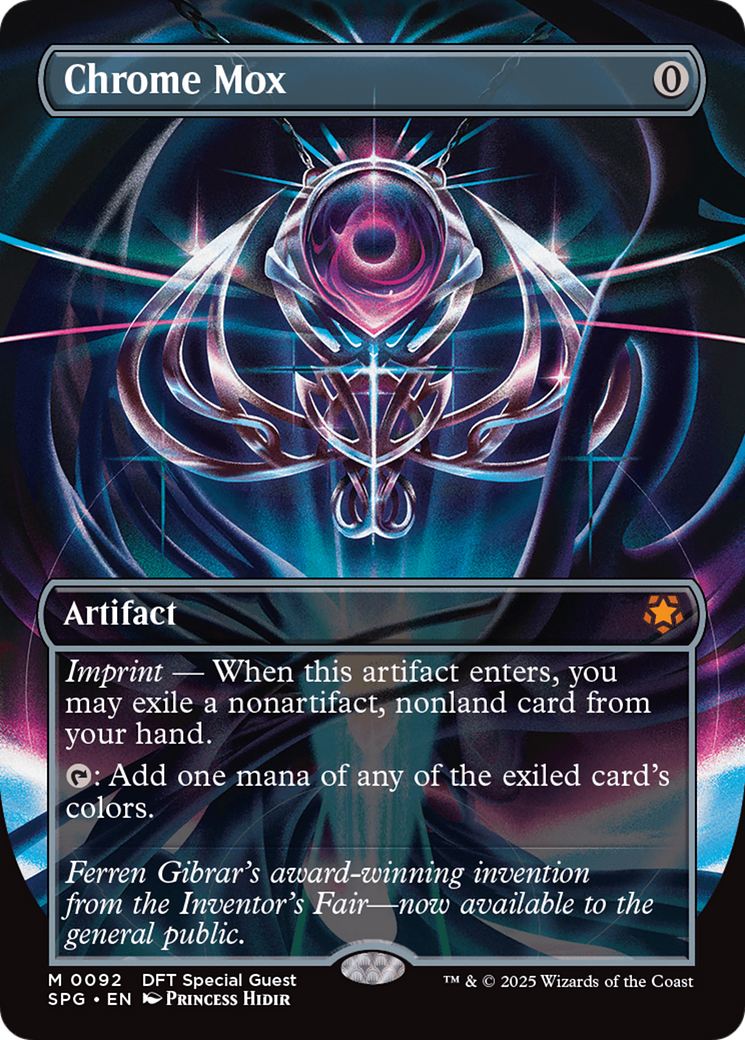 Chrome Mox (Borderless) [Aetherdrift Special Guests] - Trinity Hobby