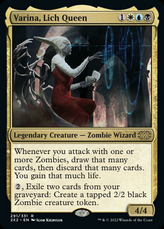 Varina, Lich Queen [Double Masters 2022] - Trinity Hobby