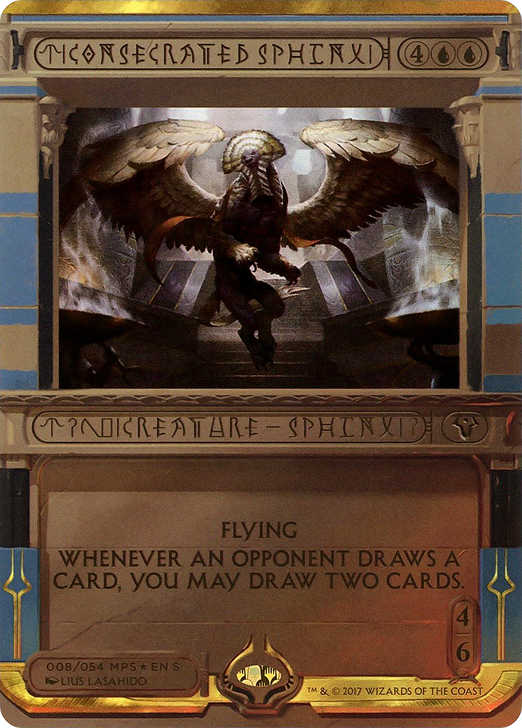 Consecrated Sphinx (Invocation) [Amonkhet Invocations] - Trinity Hobby
