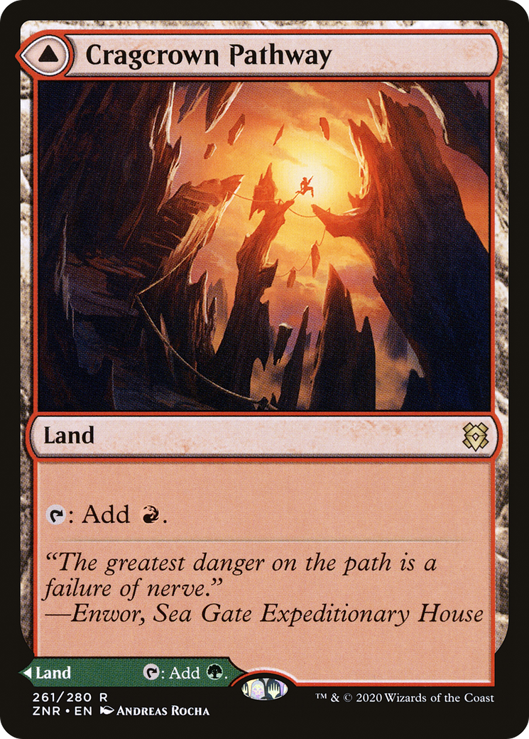 Cragcrown Pathway // Timbercrown Pathway [Zendikar Rising] - Trinity Hobby