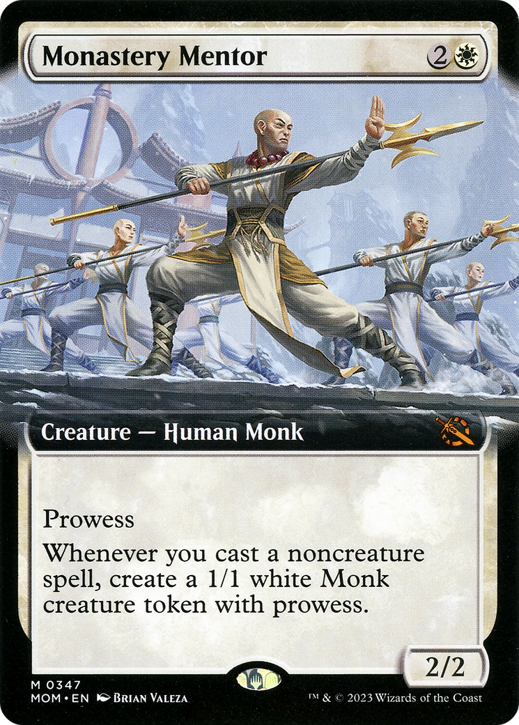 Monastery Mentor (Extended Art) [March of the Machine] - Trinity Hobby