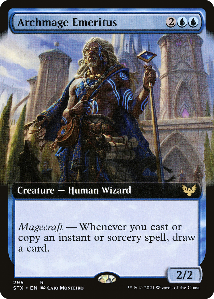 Archmage Emeritus (Extended Art) [Strixhaven: School of Mages] - Trinity Hobby