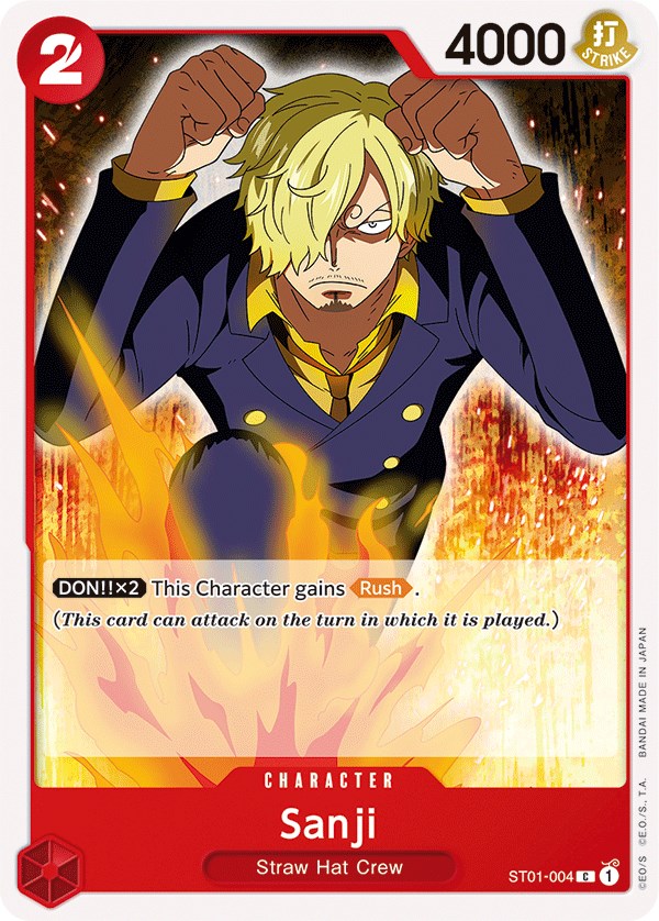 Sanji (ST01-004) - [Starter Deck 1: Straw Hat Crew] - Trinity Hobby