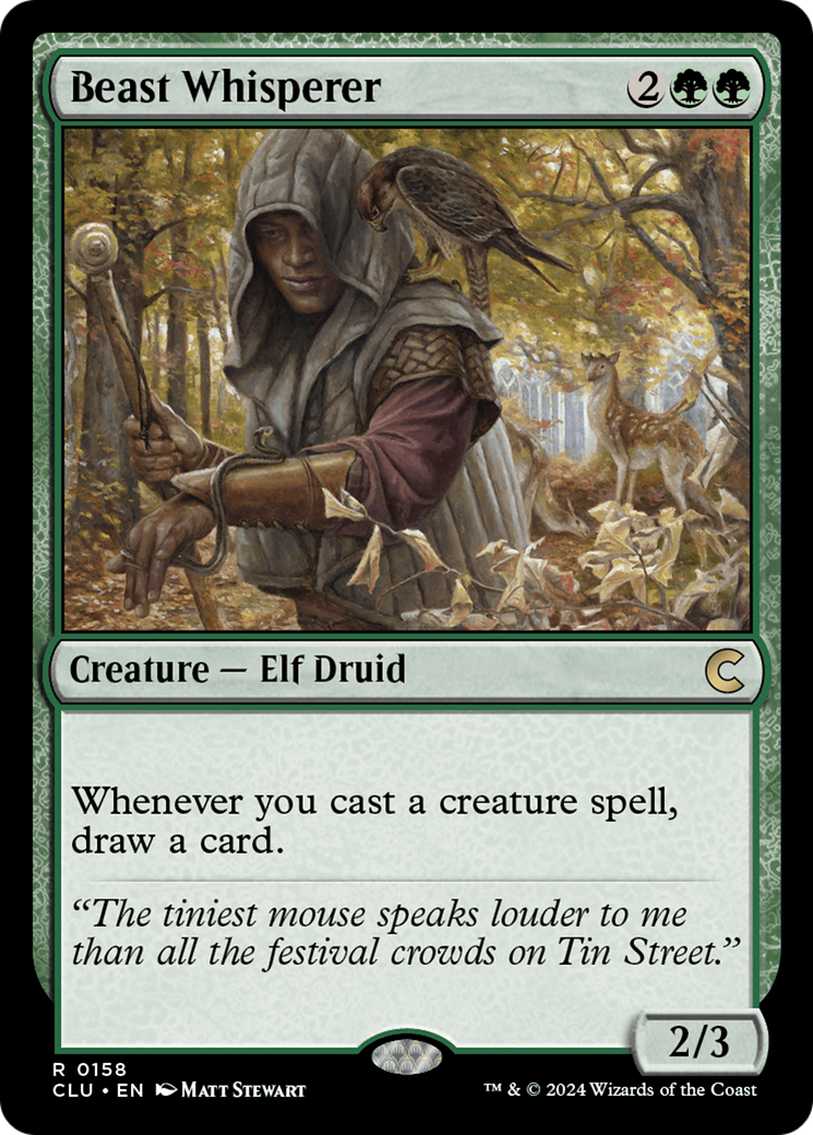 Beast Whisperer [Ravnica: Clue Edition] - Trinity Hobby