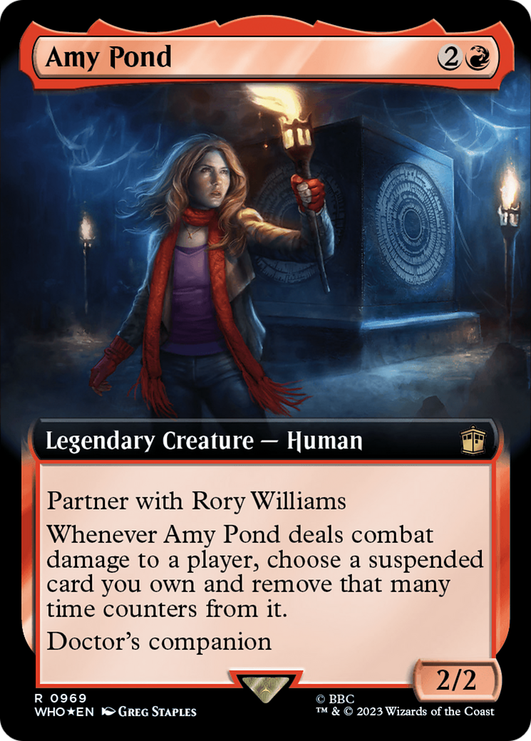 Amy Pond (Extended Art) (Surge Foil) [Doctor Who] - Trinity Hobby