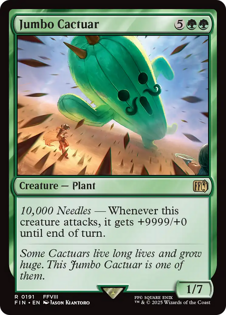 Jumbo Cactuar  (FIN-191) - [FINAL FANTASY] - Trinity Hobby