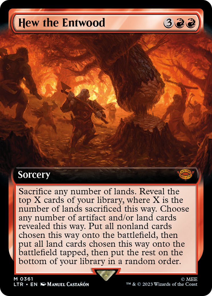 Tailler l'Entwood (Extended Art) [Le Seigneur des Anneaux : Contes de la Terre du Milieu] 