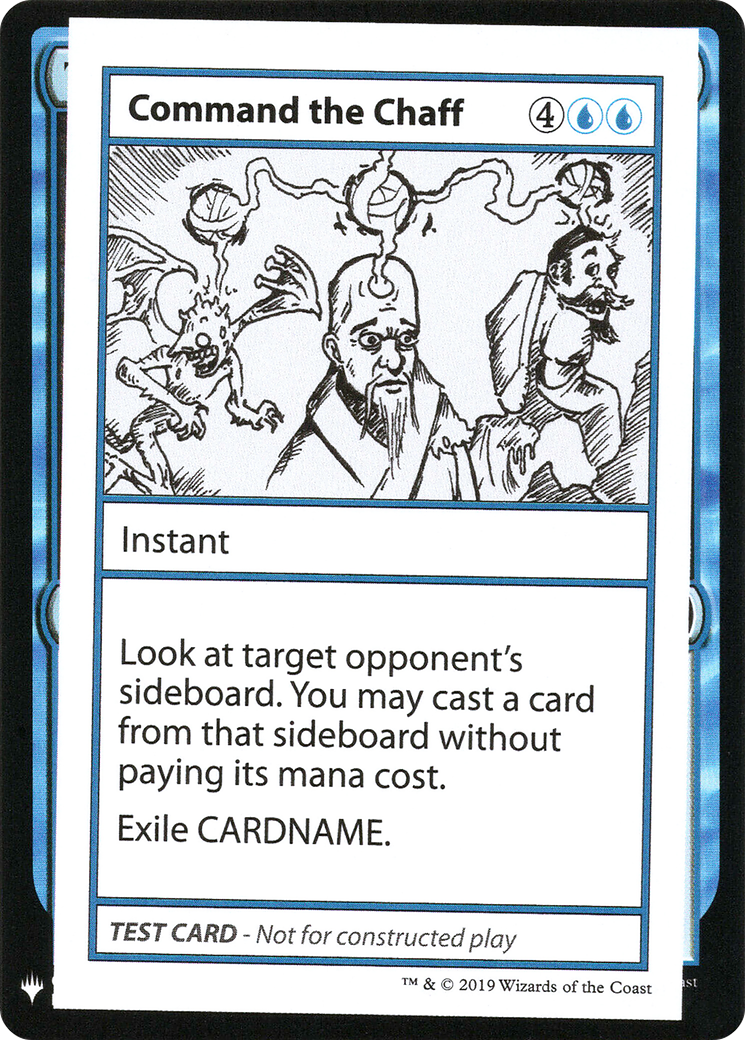 Command the Chaff [Mystery Booster Playtest Cards] - Trinity Hobby