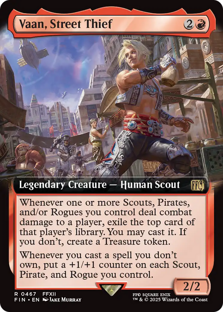 Vaan, Street Thief  [Foil]  (FIN-467) - [FINAL FANTASY]: (Extended Art) - Trinity Hobby