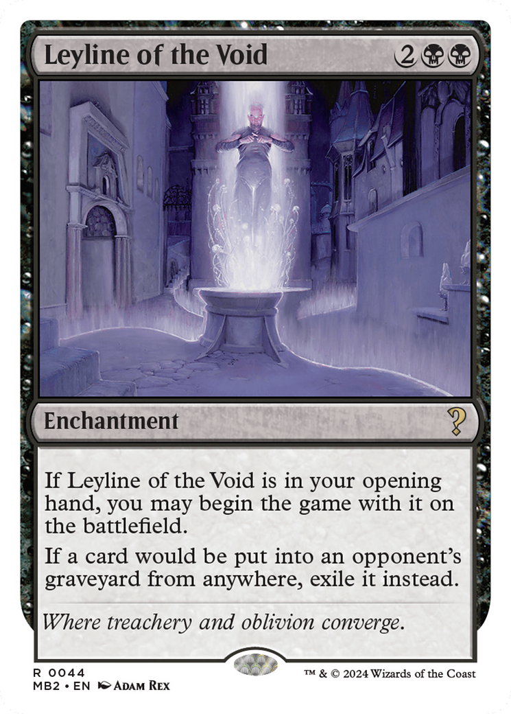 Leyline of the Void (White Border) [Mystery Booster 2] - Trinity Hobby
