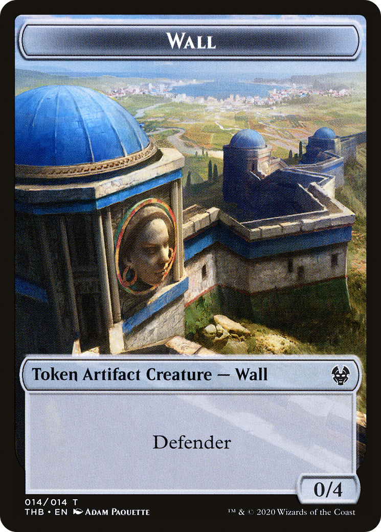 Wall  [Foil]  (THB-014) - [Theros Beyond Death Tokens] - Trinity Hobby