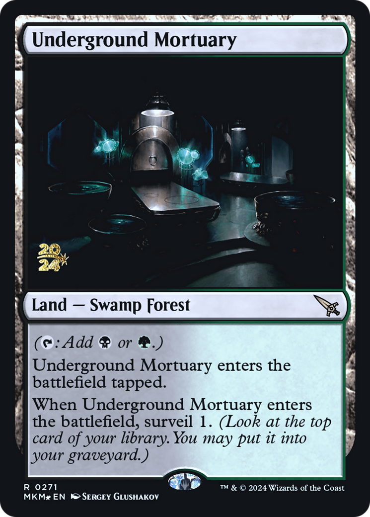 Underground Mortuary [Murders at Karlov Manor Prerelease Promos] - Trinity Hobby