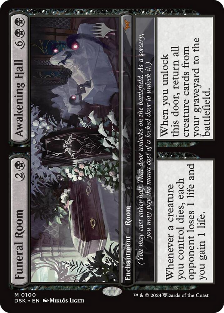 Funeral Room // Awakening Hall (Promo Pack) [Duskmourn: House of Horror Promos] - Trinity Hobby