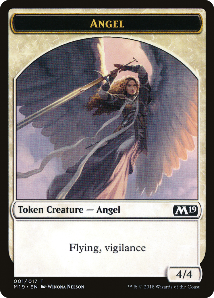 Angel Token [Core Set 2019 Tokens] - Trinity Hobby
