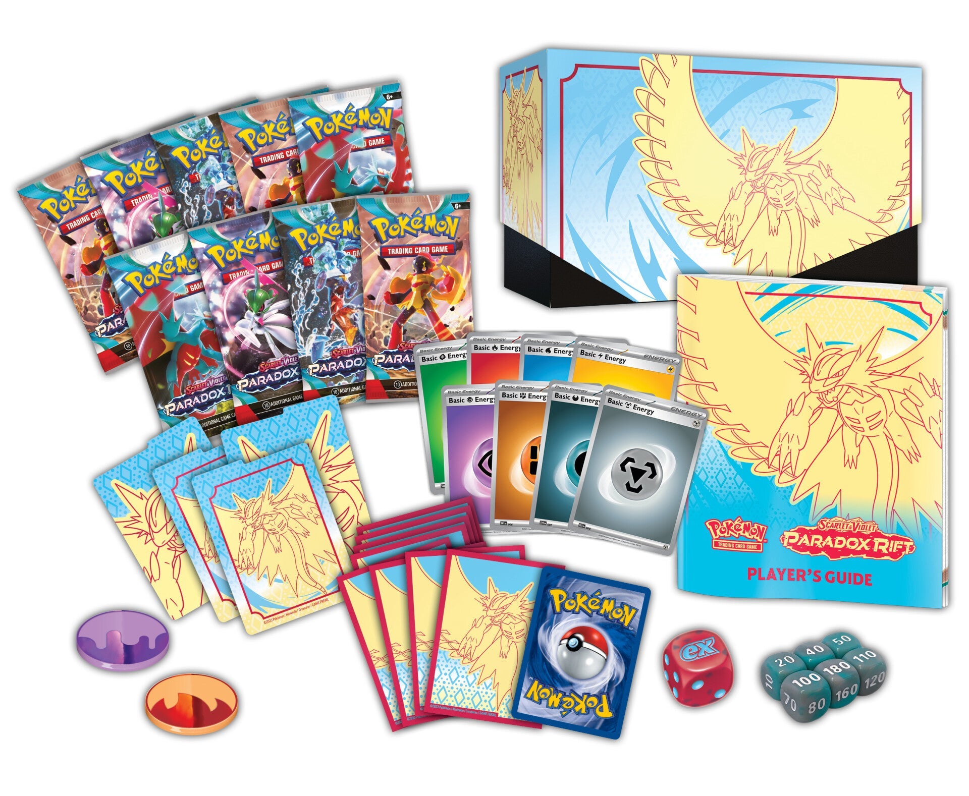 Scarlet & Violet: Paradox Rift - Elite Trainer Box (Roaring Moon) - Trinity Hobby