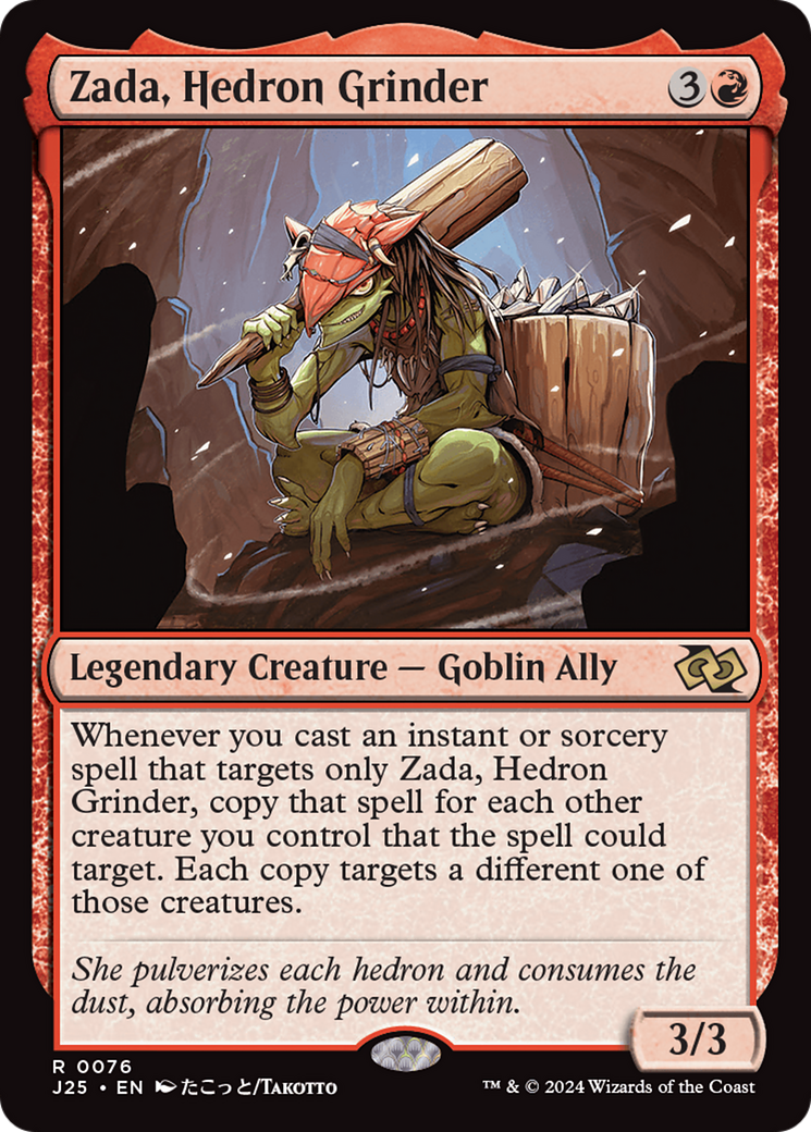 Zada, Hedron Grinder (Anime) [Foundations Jumpstart] - Trinity Hobby