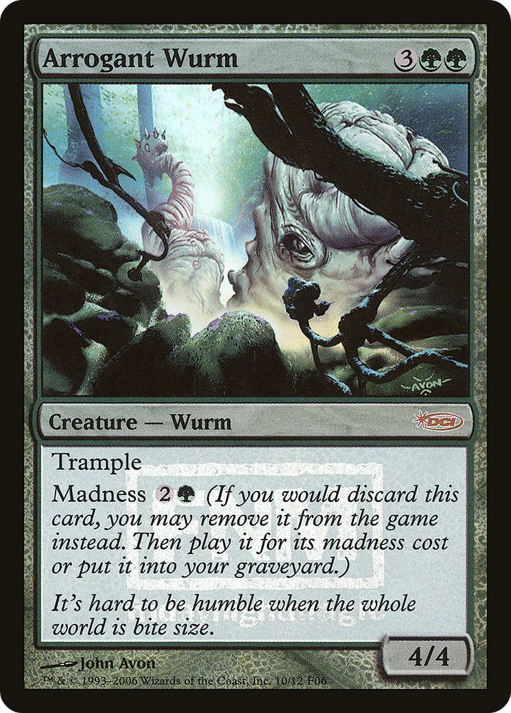 Arrogant Wurm [Friday Night Magic 2006] - Trinity Hobby