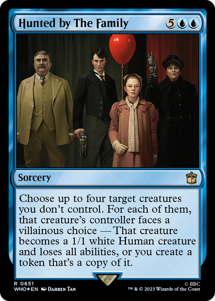Hunted by The Family (Surge Foil) [Doctor Who] - Trinity Hobby