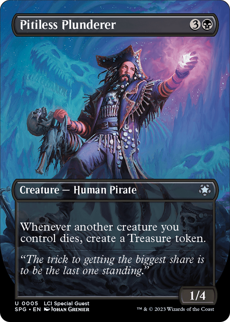 Pitiless Plunderer (Borderless) [The Lost Caverns of Ixalan Special Guests] - Trinity Hobby