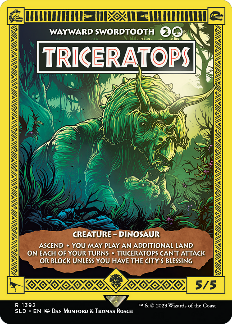 Triceratops - Wayward Swordtooth [Secret Lair Drop Series] - Trinity Hobby