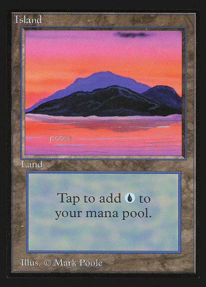 Island (Sunset / Signature on Left) [International Collectors' Edition] - Trinity Hobby