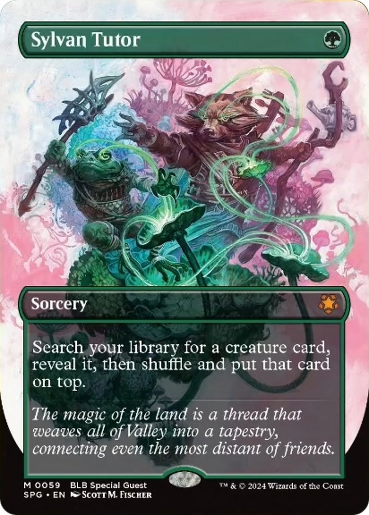 Sylvan Tutor (Borderless) [Bloomburrow Special Guests] - Trinity Hobby