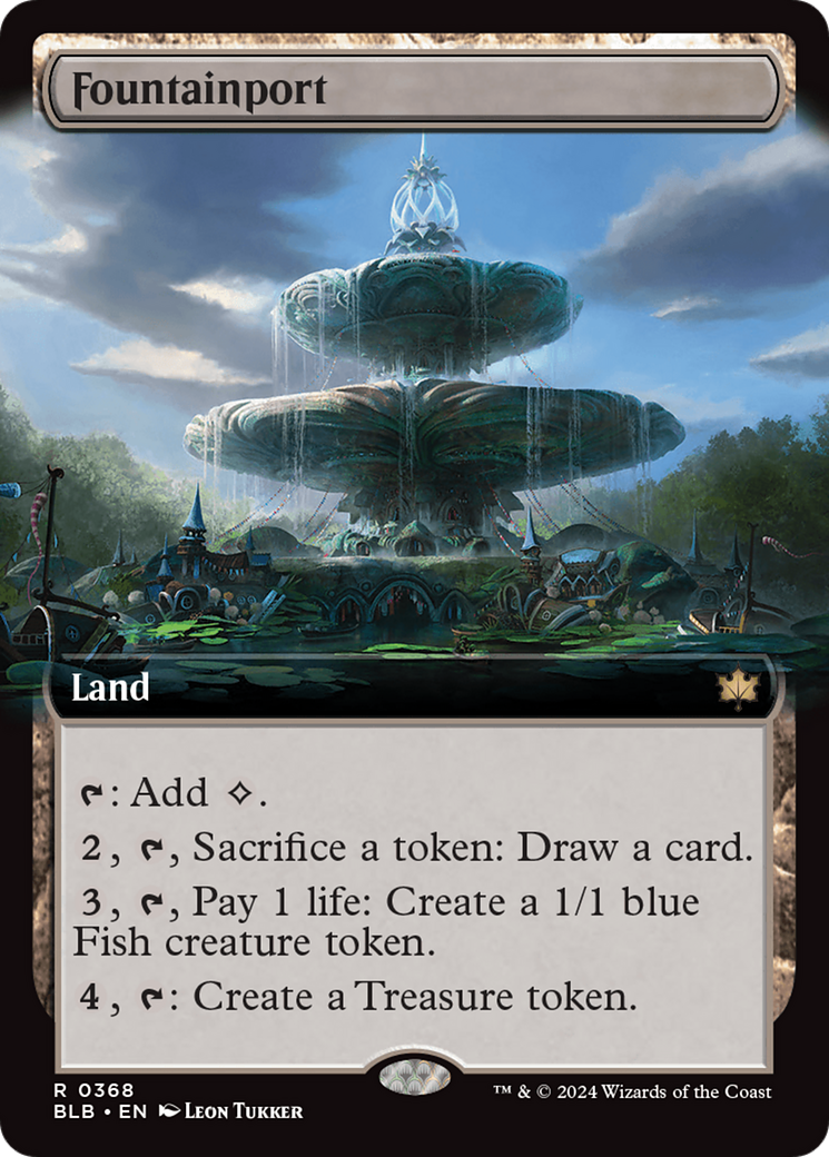 Fountainport (Extended Art) [Bloomburrow] - Trinity Hobby