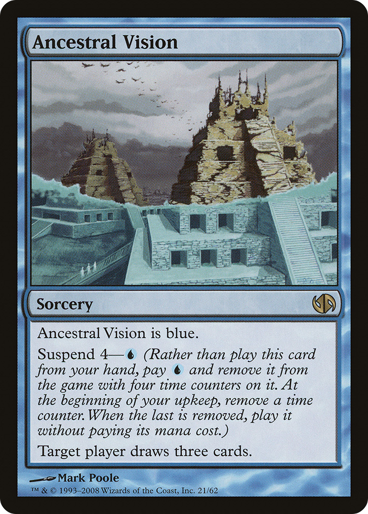 Ancestral Vision [Duel Decks: Jace vs. Chandra] - Trinity Hobby