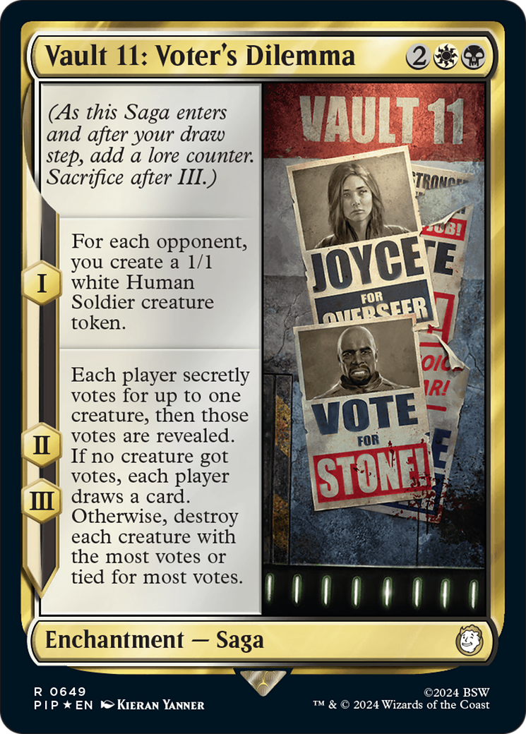 Vault 11: Voter's Dilemna (Surge Foil) [Fallout] - Trinity Hobby