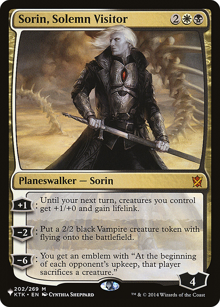 Sorin, Solemn Visitor [The List] - Trinity Hobby