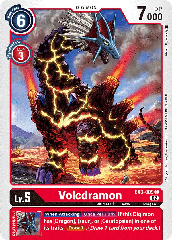 Volcdramon [EX3-009] [Draconic Roar] - Trinity Hobby