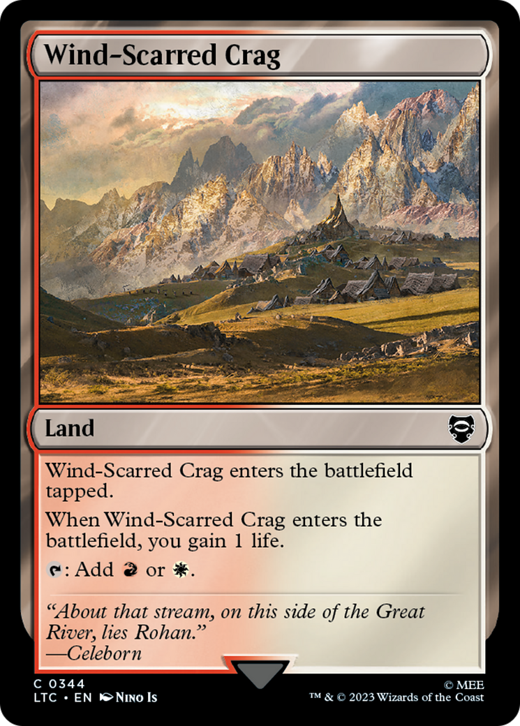 Wind-Scarred Crag [The Lord of the Rings: Tales of Middle-Earth Commander] - Trinity Hobby