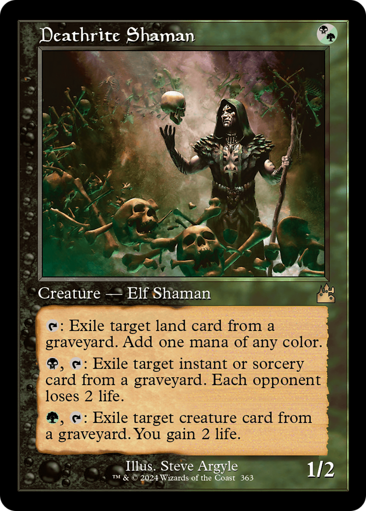 Deathrite Shaman (Retro Frame) [Ravnica Remastered] - Trinity Hobby