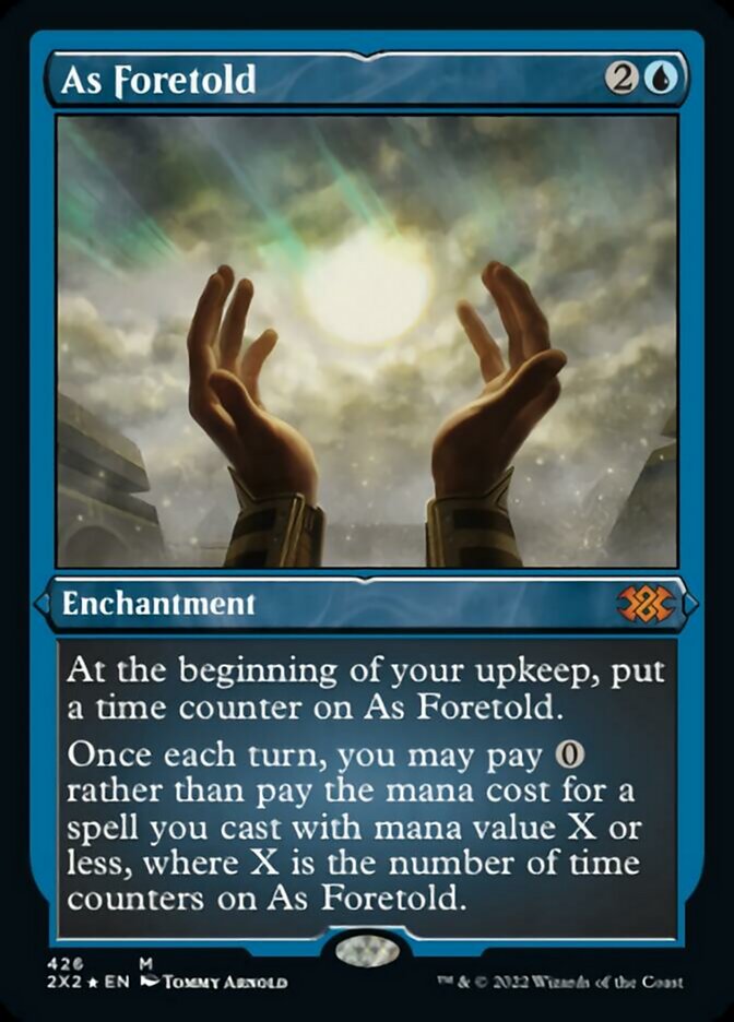 As Foretold (Foil Etched) [Double Masters 2022] - Trinity Hobby