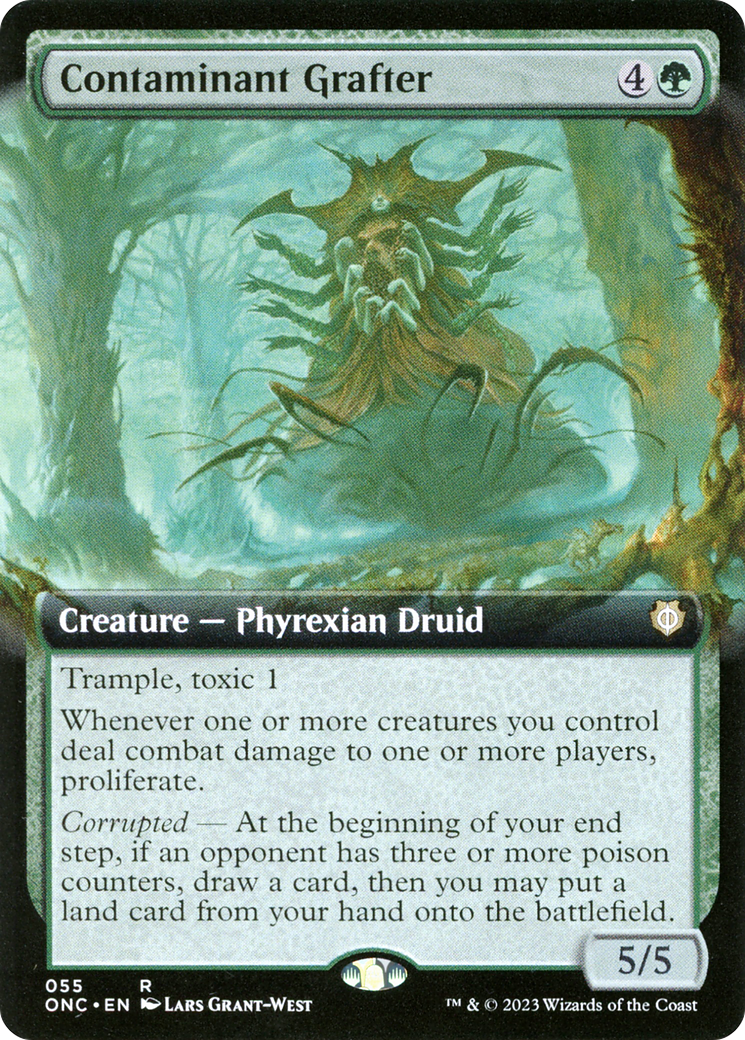 Contaminant Grafter (Extended Art) [Phyrexia: All Will Be One Commander] - Trinity Hobby