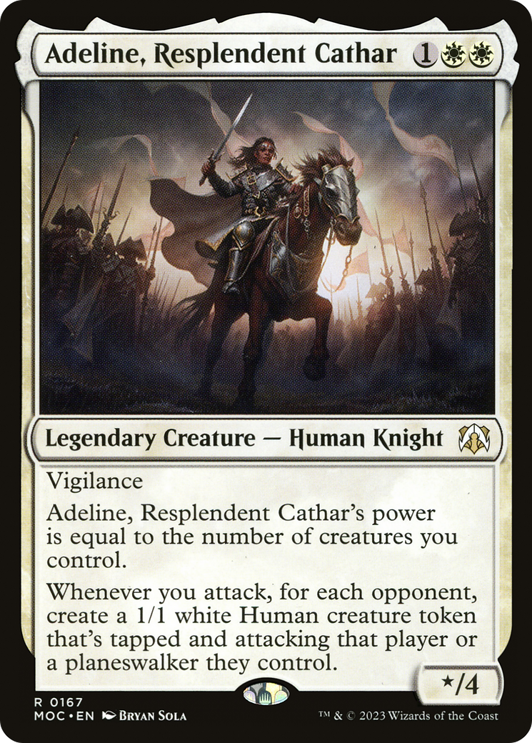 Adeline, Resplendent Cathar [March of the Machine Commander] - Trinity Hobby